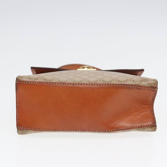 CELINE Macadam Canvas Hand Bag Beige - Picture 9 of 12